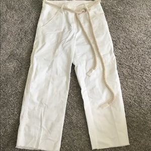 Free people straight leg crop pants